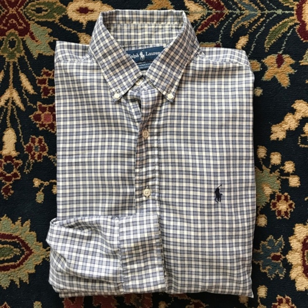 Polo Button Down Plaid Men's Yarmouth Fit